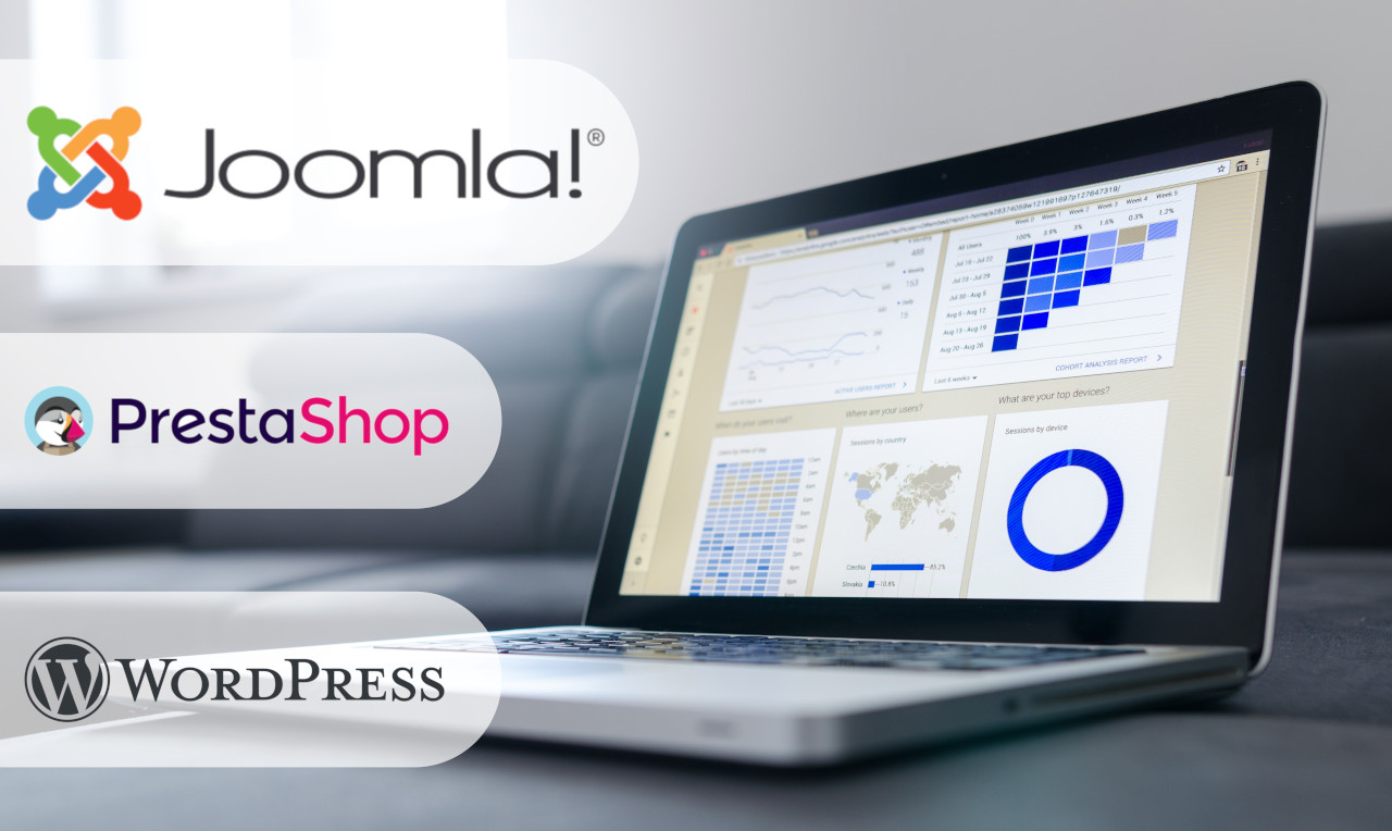 Trabajamos con Joomla, Prestashop y Wordpress